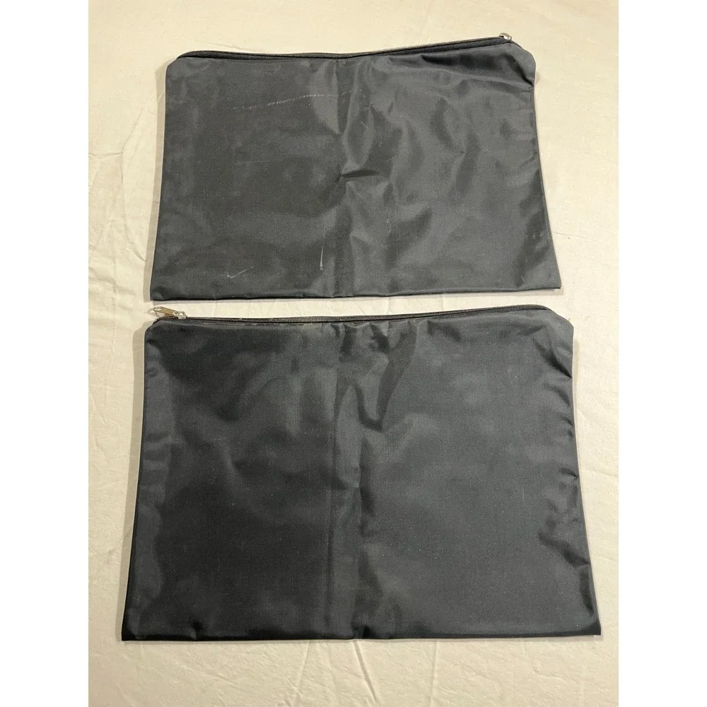Lot Music Portfolio Bags Black G-Clef Sheet Music Case 16x11.5 Zip Closure